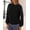 Black, variant on Womens Fall Sequin Long Sleeve Pullover Sweaters Navy XL