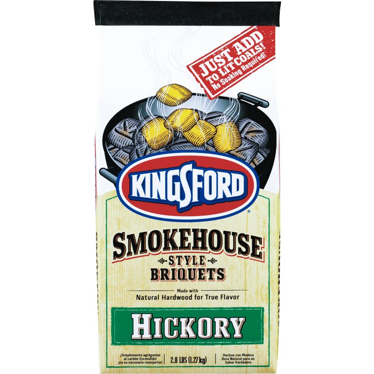 Kingsford Charcoal Briquets Hickory, 2.8 lbs