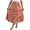 *Orange, variant on VBVC Women's Boho Floral Tiered Midi Skirt,Ladies High Waist Ruffle Skirt,Summer Daily A-Line Skirt For Women,Orange,S-XL