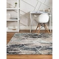 thumbnail image 5 of Unique Loom Trellis Frieze Collection Area Rug - Geometric (7' 10" Square Blue Multi/Ivory), 5 of 7