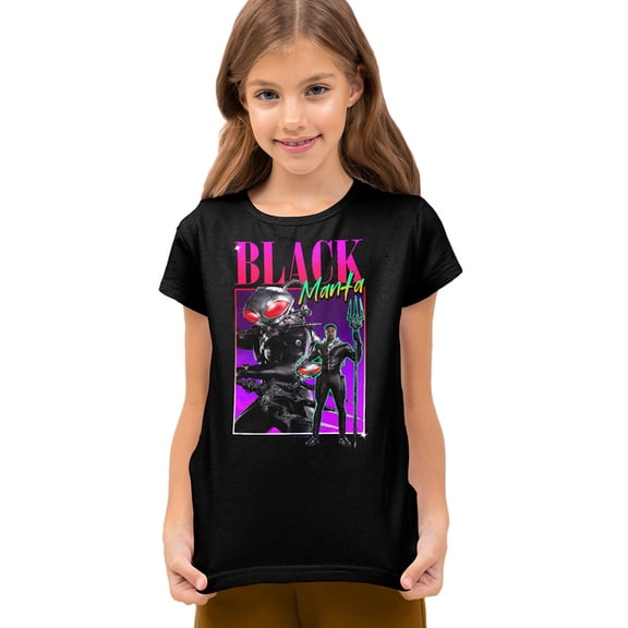 Aquaman and the Lost Kingdom 90'S Style Black Manta Unisex Youth T Shirt