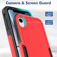 thumbnail image 3 of XCRS Apple iPhone XR Case Dual Layered Comm Rugged, Heavy Duty, Tuff Cover, 3 of 5