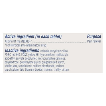 St. Joseph Enteric Coated Aspirin 81mg Tablets 150 ea
