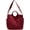 Red, variant on Kukuzhu Tote Bag Large Handbag Shoulder Bag Cotton Down Hobo Bag Handbag Chic Crossbody Retro Bag