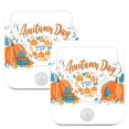 thumbnail image 7 of Yayeee 2-Pack Plug in LED Night Lights with Light Sensors Motion Detectors, Big Pumpkins, 7 of 7