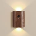 thumbnail image 4 of Harpi Wall Sconce Light Plug In, 2 Pcs Set, Wood Grain Human Connection Induction Led Light, Charge Electromagnetic Suction Wall Light, Building Home Bedside Bedroom USB Night Light, 4 of 8