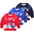 thumbnail image 3 of YTDSCS Chandails de Noël pour Enfants Garçons Filles Chandail Chaud Chandail Tricoté d'Hiver Bébé Doux Col Rond 2-8T, 3 of 7