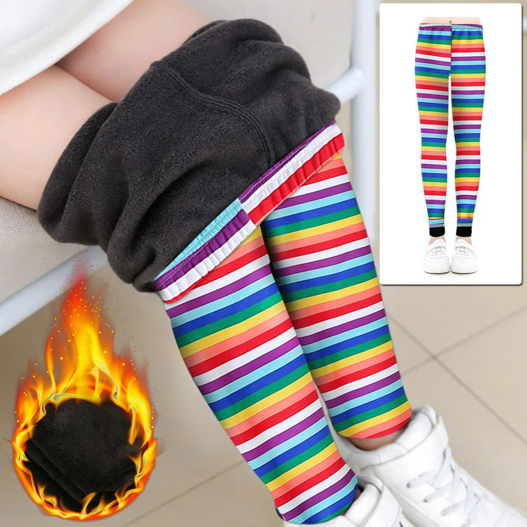 QYZEU Sweat Pants for Teens Girls Girls 10/12 Outfits Toddler Kids Baby  Girls Cotton Thick Lined Warm Leggings Pantihose Stretchy Basic Ninth Ankle  Length Pants Pantyhose for Winter Stocking 