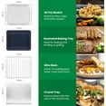 thumbnail image 5 of Restored VAL CUCINA Infrared Heating Air Fryer Toaster Oven, Extra Large Countertop Convection Oven 10-in-1 Combo, 6-Slice Toast, Enamel Baking Pan Easy Clean with Recipe Book, 5 of 8
