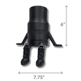 thumbnail image 4 of 10mm Socket Buddy Figurine, Articulating Legs, 6" Tall, Black, 4 of 4