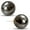 Black, variant on Black Pearl Earrings for Women - Large Oversized 14mm Faux Tahitian Pearl Studs