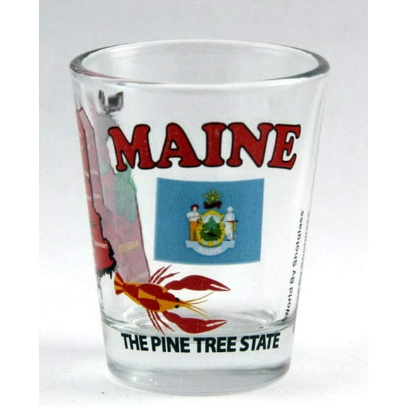 Maine The Pine Tree State All-American Collection Shot Glass
