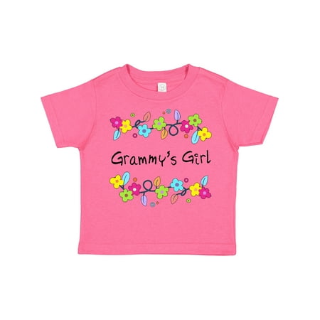 

Inktastic Grammys Girl- Bright Flowers Gift Toddler Toddler Girl T-Shirt