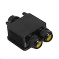 thumbnail image 1 of Conector de Cable IP68 resistente al agua, caja de conexiones eléctricas externa de 3 vías, prensaestopas de conector de Cable de plástico, 1 of 8
