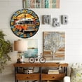 thumbnail image 4 of Vintage Camper Van Wall Clock Home Decor 10-Inch Silent Wooden Wall Clock, Battery Operated (AA Batteries Not Included), Artistic Home Decor, 4 of 7
