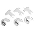 thumbnail image 1 of Grit Multitool Saw Blades, Electrophoretic Paint Rustproof 6PCS Oscillating Blades Multifunctional Wear Resistant  for Stone Grinding and Shaping, 1 of 7