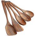 thumbnail image 1 of Utensilios de cocina de madera: cucharas de madera compatibles con la cocina, juego de madera de 5 ShuxiuWang 8390606103949, 1 of 1