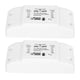 thumbnail image 1 of Interruptor Wifi, 2 piezas portátiles retroalimentación de retroalimentación de tiempo real 2.4ghz función de temporizador del interruptor inalámbrico para aires acondicionalados, 1 of 7