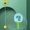 thumbnail image 3 of Langgg Indoor Hanging Table Tennis Trainer Self Workout Set Button Portable green 1 Paddle, 3 of 9