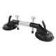 thumbnail image 3 of 2 Jaws Suction Cup Angle Adjustable Rubber Pad Easy Grip Glass Lifter for Wood Ceramic 123mm Diameter Black, 3 of 5