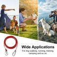 thumbnail image 5 of Pet Heavy Duty Reflective Dog Leash Lead Runner For Dogs Blue 5mm Wide, 5 of 5