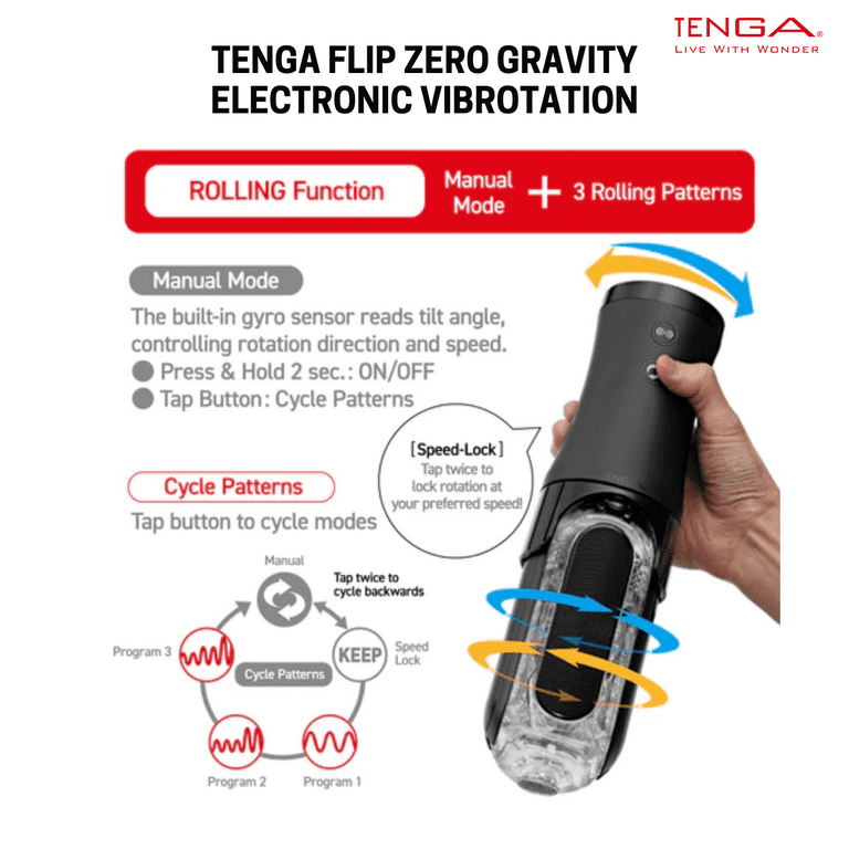 TENGA FLIP ZERO Electronic Vibrotation Luxurious Automatic