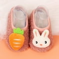 thumbnail image 2 of eczipvz Girls Toddler Slippers Easter Slipper Boys House Shoes for Little Kids Cute with Bunny Design Plush Indoor Slippers Non-Slip for Boys Girls (Pink,5-5.5 Years), 2 of 4