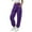 Purple, variant on Sweatpants for Women Elastic Waist Trousers Long Straight Pants Sweatpants Fleece Jogger Pants