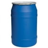 Eagle 1656MB Blue Polyethylene Open Head Drum: 55 gallon Capacity, 36-3/8" High, 23" Diameter