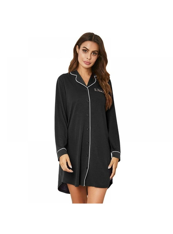 Button Down Sleep Shirt