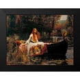 thumbnail image 2 of Waterhouse, John William 18x15 Black Modern Framed Museum Art Print Titled - The Lady of Shalott, 2 of 5