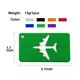thumbnail image 5 of Tarjeta De Etiqueta De Bolso De Equipaje Nombre Dirección Mensaje Del Titular Verde2pcs Unique Bargains Etiquetas de equipaje, 5 of 6