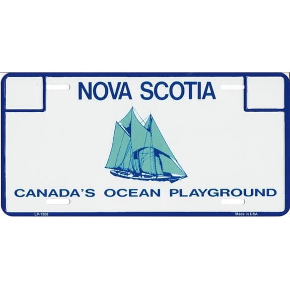 Nova Scotia Metal License Plate