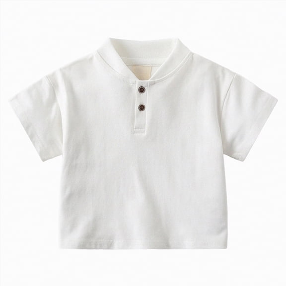 UAYOTSE Boys Polo Shirt Short Sleeve Polo Casual Collared Shirts School Uniform Shirts 1T 2T 3T Toddler Boys,Sizes 5-6 Years