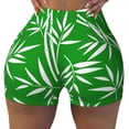 thumbnail image 2 of Picia Bamboo Printed Workout Shorts for Women Seamless Scrunch Butt Lifting High Waisted Yoga Gym Booty Running Moisture-wicking Short Pants-Large, 2 of 9