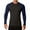 Dark Blue, variant on Mens Tshirts Casual Sporty Color Block Long Sleeve Compression Tees Comfortable Slim Fit Crew Neck Spring Summer Men Shirts Black L
