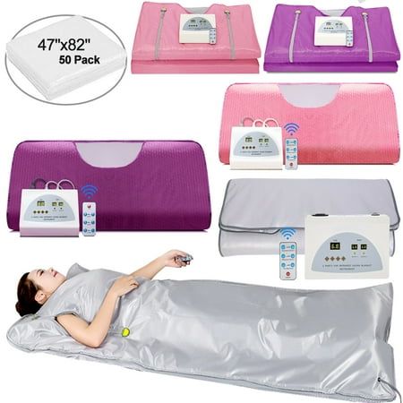 Lilypelle Sauna Blanket Far-Infrared Portable Professional Body Shaper Sauna Slimming Blanket Upgrade XL Gray