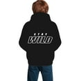 thumbnail image 2 of Ben Azelart Stay Wild Kids' Hoodie 3d Print Sweatshirt Soft Pullover Hooded With Big Pockets For Boys Or Girls Small, 2 of 8