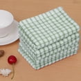 thumbnail image 2 of REGALWOVEN 6pcs Thin Terry Cotton Kitchen Dish Cloths for Home Cleaning 15" x 10.5" Green 6, 2 of 6