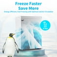 thumbnail image 2 of WANAI 3.5 Cu.ft,Chest Freezer,Deep Freezer,Removable Storage Basket Freezer,White, 2 of 10