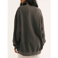 thumbnail image 3 of Honganda Sweat-shirts pour Femmes Col Rond à Manches Longues et Pull-Over Décontracté, 3 of 6