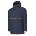 thumbnail image 2 of Charles River Apparel 9199 Men's New Englander Rain Jacket-True Navy/Yellow-XS, 2 of 3