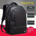 thumbnail image 4 of 1pc Simple Balck Backpack, Men's Students Schoolbag, Multi-layer Design Double Shoulder Bag With Large Capacity, Business Computer Bag Fits 16 Inch Laptop, Casual Travel Bag, 4 of 5