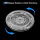 thumbnail image 3 of Uxcell 2 Paquete Plato giratorio de acrílico Lazy Susan, organizador de 3.5 pulgadas con rodamientos de bolas, 3 of 7