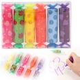 thumbnail image 5 of 5 Sets Candy Shaped Strawberry Highlighter Pens, 6 Piece Colored Marker Pens, Cute Portable Highlighter for Journaling, 5 of 5