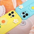 thumbnail image 3 of Compatible with iPhone 13 Pro Max Flower Wrist Strap Case Cute 3D Floral Wristband Kickstand Cover Fashion Luxury Design Camera Lens Protection Shockproof Protective for Women Girls Girly, 3 of 13