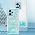 thumbnail image 6 of Slim Fit Phone Case for Redmi Note 12 4G, Glitter Liquid Quicksand Effect Silicone Soft TPU Case with Camera Lens and Screen Protection for Redmi Note 12 4G,LSWT Silvery Blue, 6 of 12