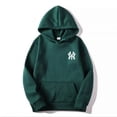 thumbnail image 5 of Sudadera con capucha de color liso para hombre y mujer, suéteres de manga larga, sudaderas informales holgadas con cuello redondo, camisetas inferiores, pulóveres, 5 of 5