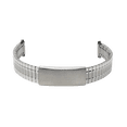 thumbnail image 4 of Bandini Bracelet de Montre Extensible en Acier Inoxydable Ton Argent 12 mm pour Femmes, Extrémité Droite, Longueur Ajustable, Bracelet de Montre à Expansion en Métal, Sans Boucle, 4 of 8