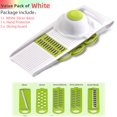 thumbnail image 1 of Cortador de verduras Rallador para verduras Rebanadoras Trituradoras Multi Slicer Peeler Zanahoria Fruta 6 en 1 Gadgets Herramientas de corte de verduras Tan Jianjun unisex, 1 of 2